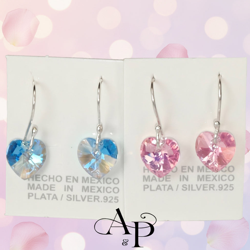 Beautiful heart earings