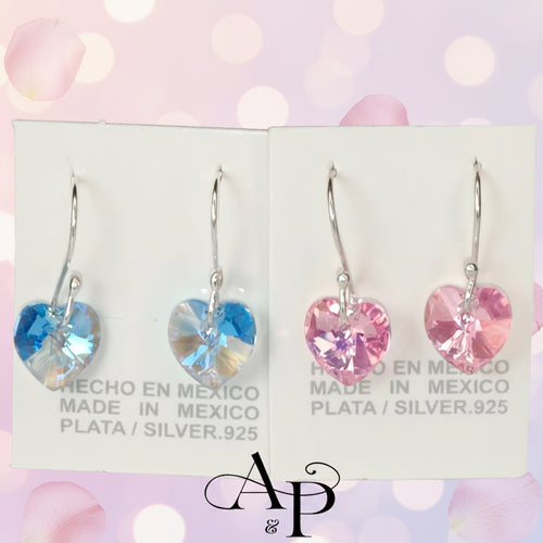 Beautiful heart earings