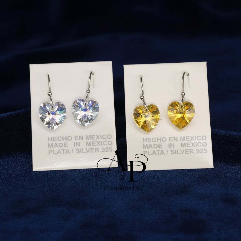 Beautiful heart earings