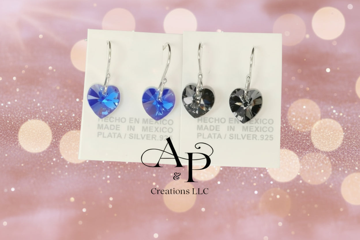 Beautiful heart earings